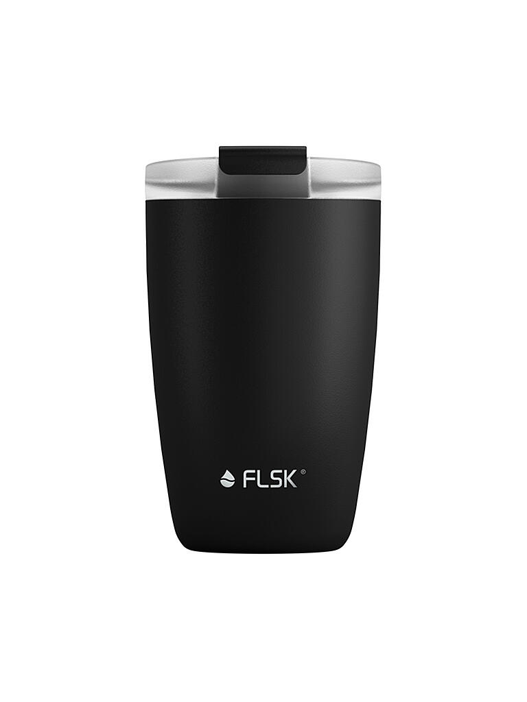 FLSK | CUP Coffee to go-Becher 0,35l Edelstahl Black | schwarz