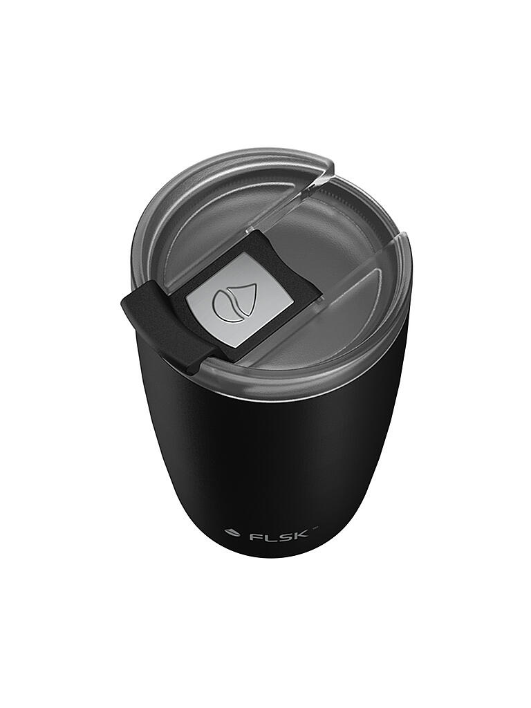 FLSK | CUP Coffee to go-Becher 0,35l Edelstahl Black | schwarz