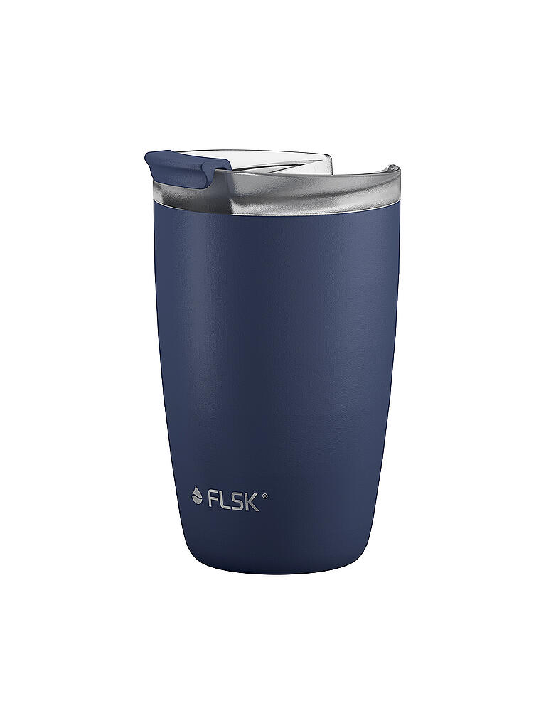 FLSK | CUP Coffee to go-Becher 0,35l Edelstahl Midnightblue | dunkelblau