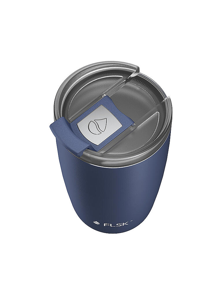 FLSK | CUP Coffee to go-Becher 0,35l Edelstahl Midnightblue | dunkelblau