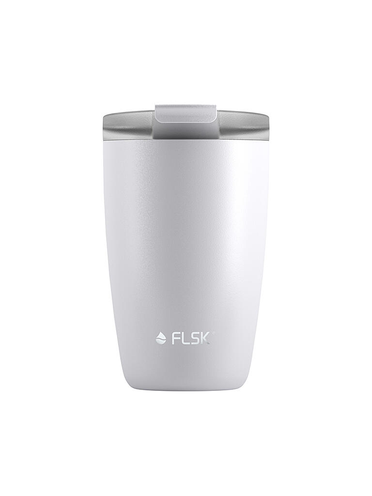 FLSK | CUP Coffee to go-Becher 0,35l Edelstahl White | weiß