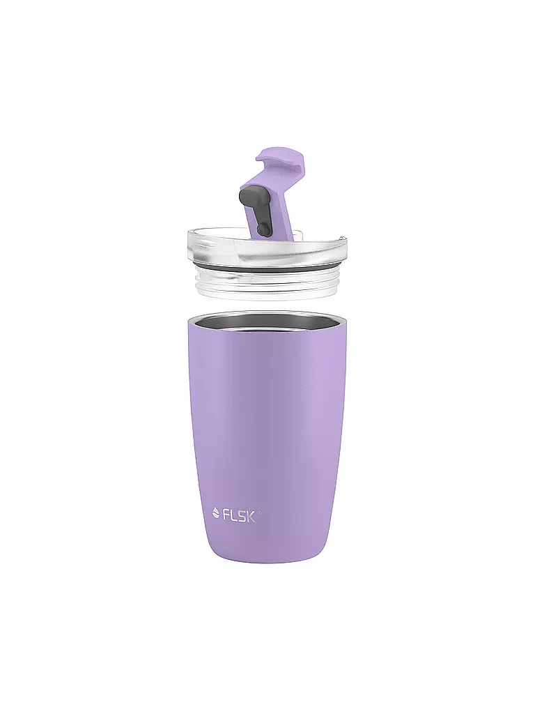 FLSK | Isolierbecher - Thermosbecher CUP Coffee to go-Becher 0,35l Lavender | lila