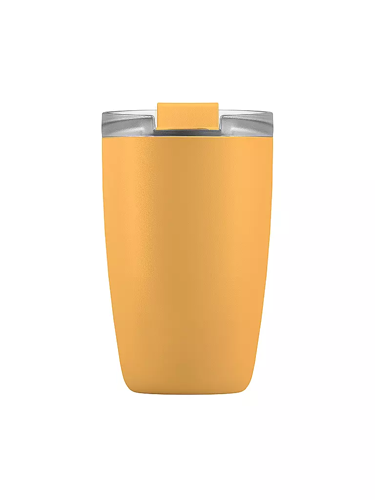 FLSK | Isolierbecher - Thermosbecher CUP Coffee to go-Becher 0,35l Sunrise | gelb