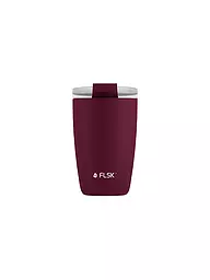 FLSK | Isolierbecher - Thermosbecher CUP Coffee to go-Becher 0,35l Winterberry  | dunkelrot