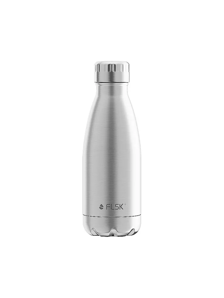 FLSK | Isolierflasche - Thermosflasche 0,35l Edelstahl | silber