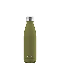 FLSK | Isolierflasche - Thermosflasche 0,5l Edelstahl Black | Olive