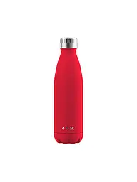 FLSK | Isolierflasche - Thermosflasche 0,5l Edelstahl Black | Rot