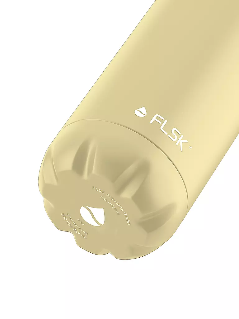 FLSK | Isolierflasche - Thermosflasche 0,5l Lemon | koralle
