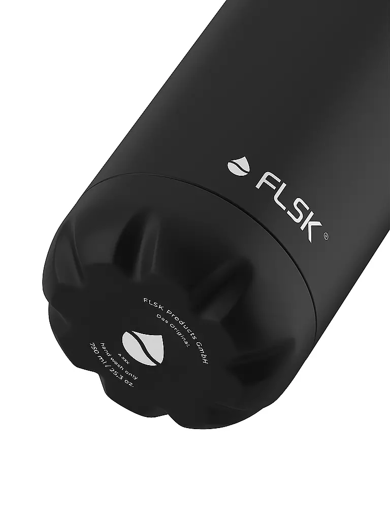 FLSK | Isolierflasche - Thermosflasche 0,75l Black | schwarz