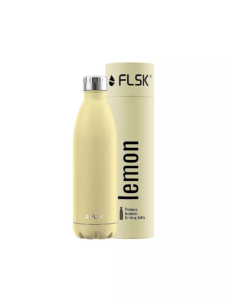 FLSK | Isolierflasche - Thermosflasche 0,75l Lemon  | gelb