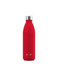 FLSK | Isolierflasche - Thermosflasche 0,75l White | Rot