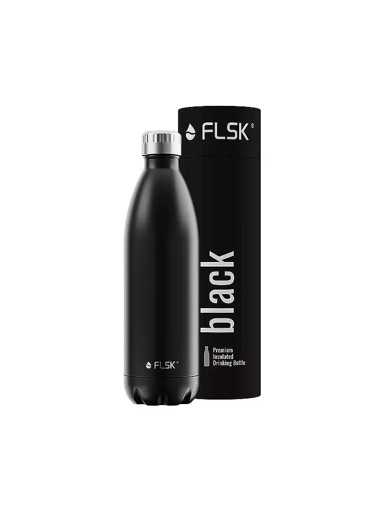 FLSK | Isolierflasche - Thermosflasche 1l Black | schwarz