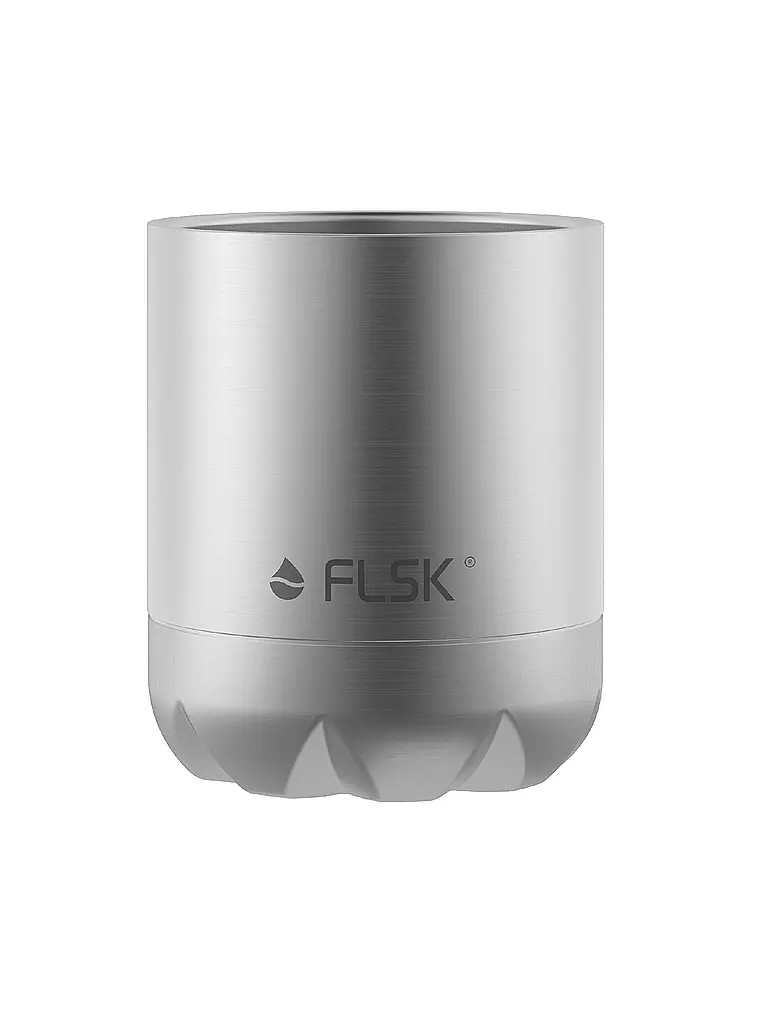 FLSK | Isolierflasche - Trinkflasche mit Becher 0,7l  Stainless | dunkelgrün