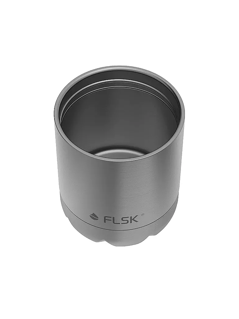 FLSK | Isolierflasche - Trinkflasche mit Becher 0,7l  Stainless | dunkelgrün