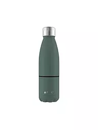 FLSK | Isolierflasche - Trinkflasche mit Becher 0,7l Ridge-Green | dunkelgrün