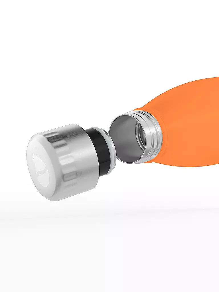 FLSK | Isolierflasche - Trinkflasche mit Becher 0,7l Trail-Orange | orange
