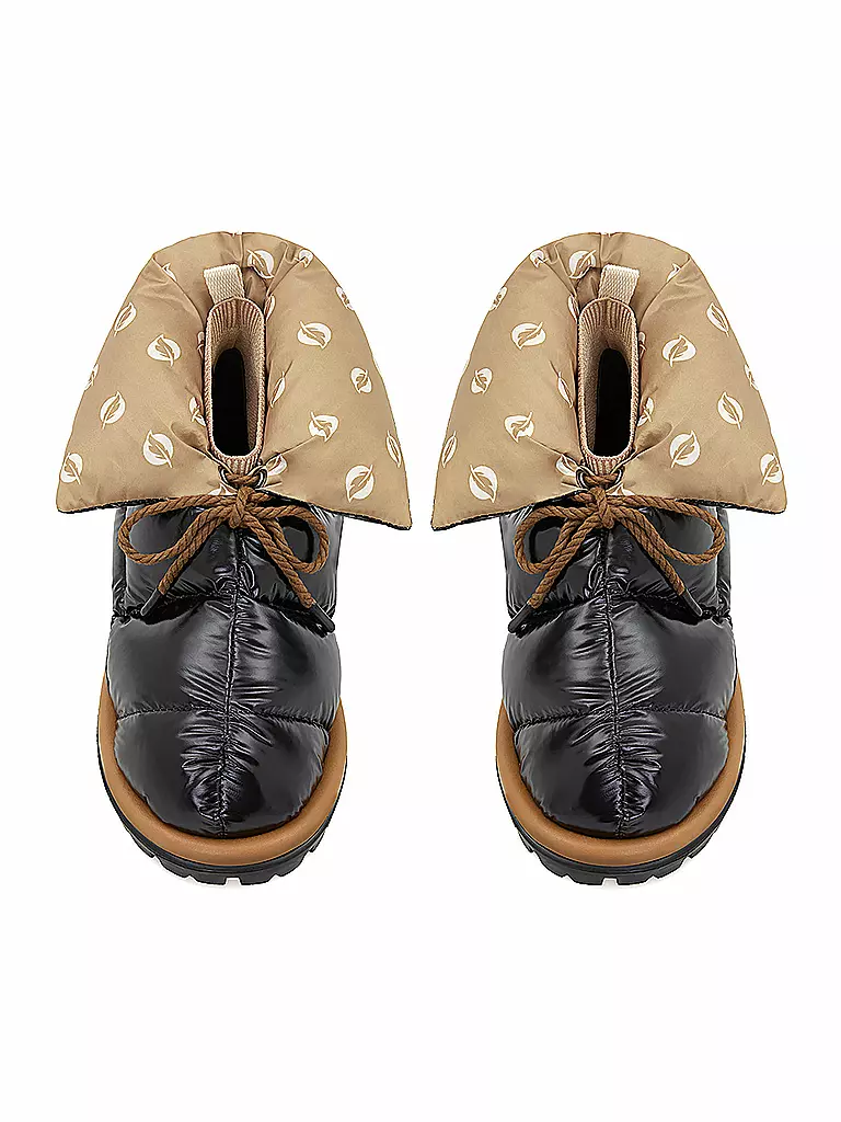 FLUFIE | Snowboots SHINY | schwarz
