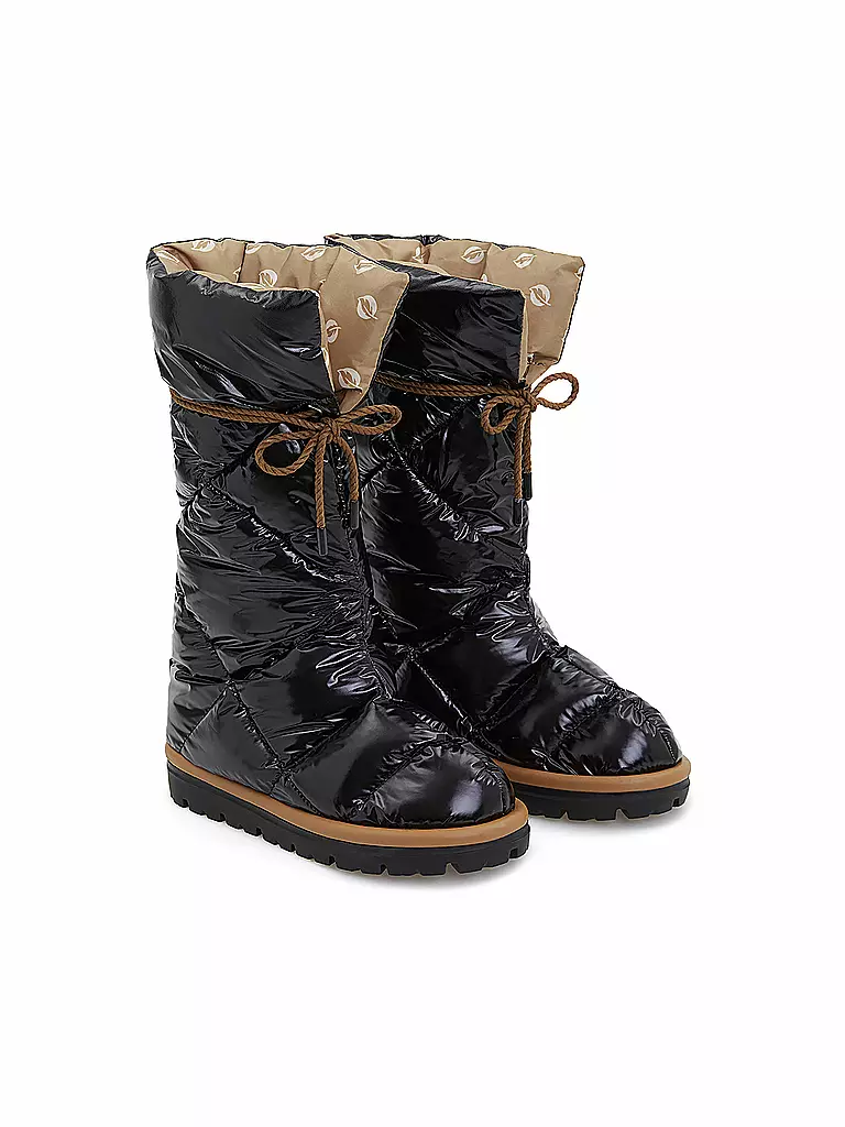 FLUFIE | Snowboots SHINY | schwarz