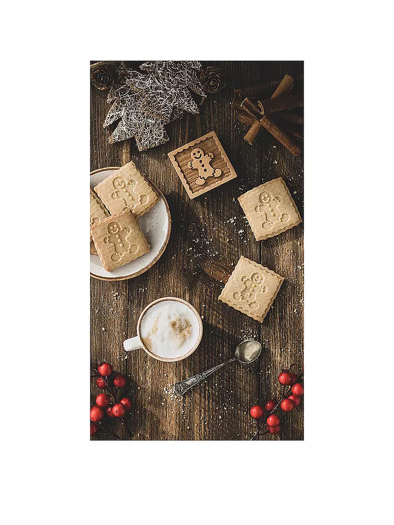 FOLKROLL | Keksstempel Lebkuchen | braun
