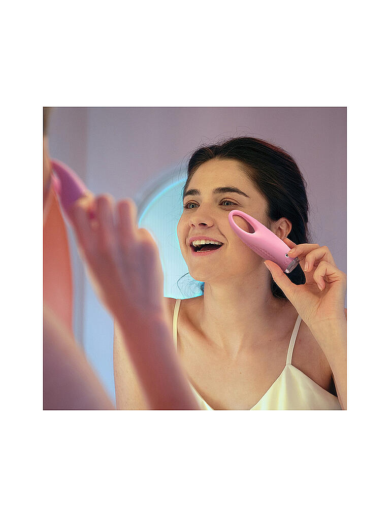 Make Up Für Die Augen 8 Buchstaben FOREO IRIS™ 2 Pearl Pink - Massagegerät für die Augenpartie rosa