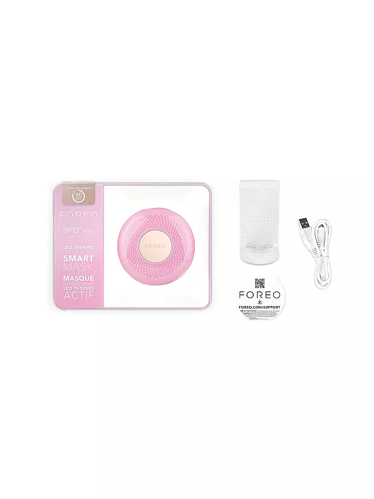 FOREO | UFO™ mini Pearl Pink - Maskengerät mit Wärme- und LED-Lichttherapie | pink