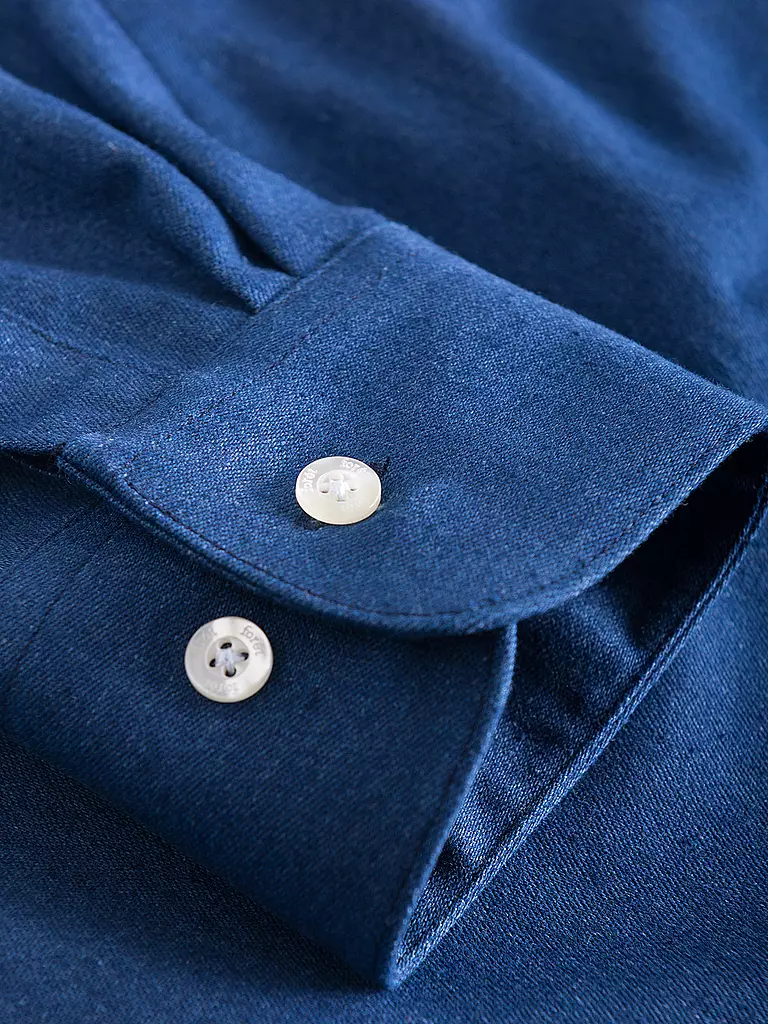 FORET | Hemd Overshirt Tin | blau