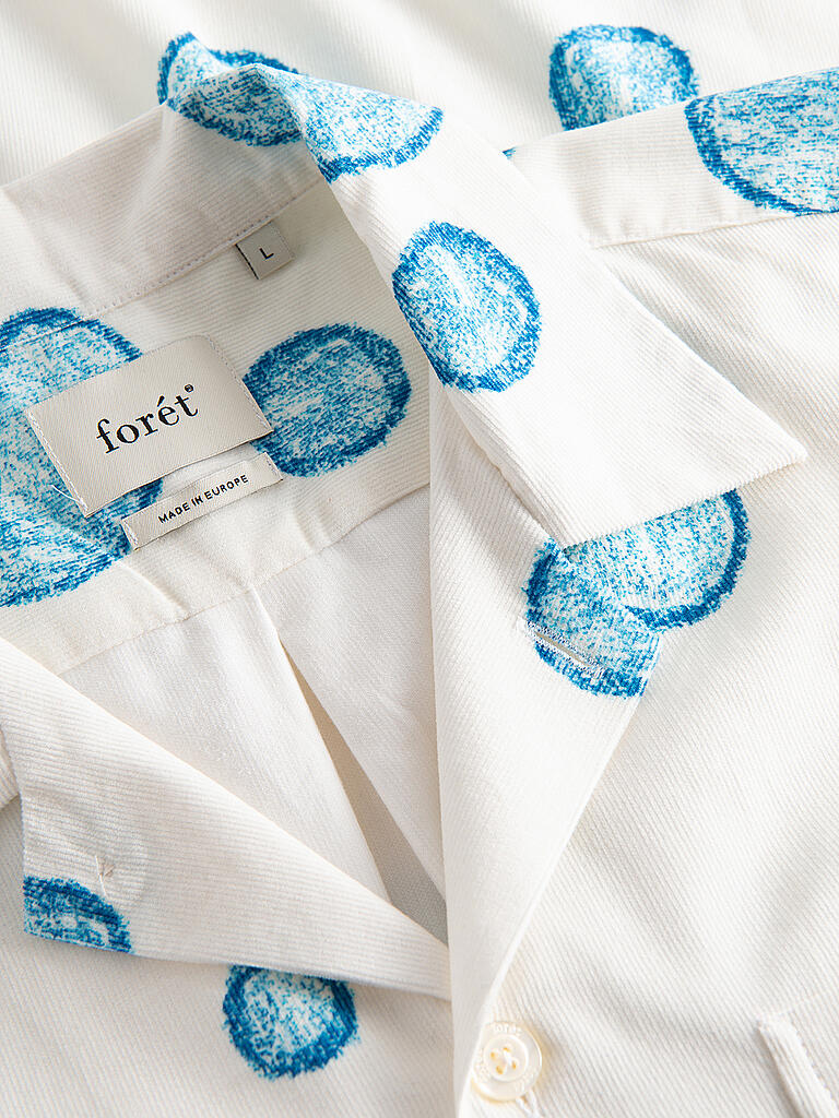 FORET | Hemd Slim Fit POOL  | weiss