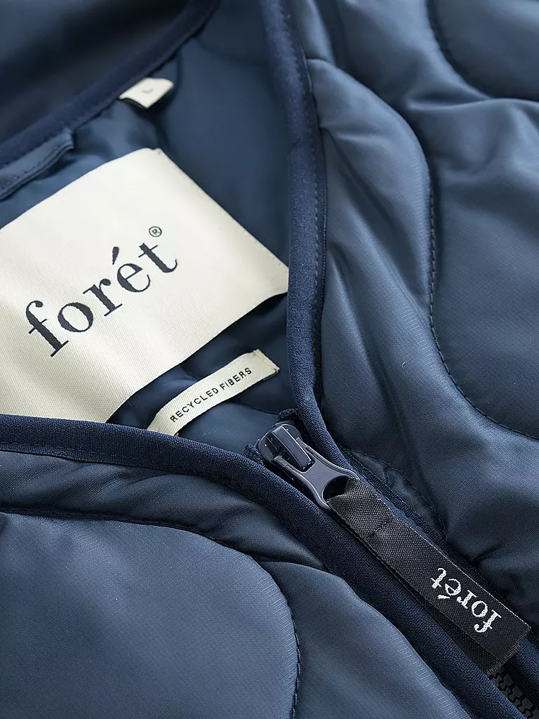 FORET | Steppgilet FRESH  | blau