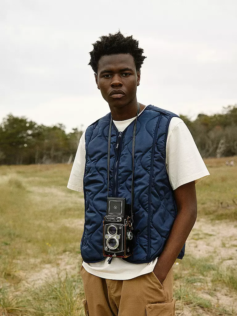 FORET | Steppgilet FRESH | blau
