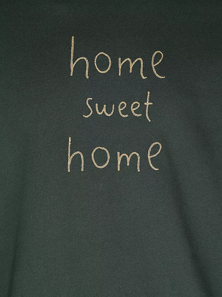 FORET | Sweater BORDER | dunkelgrün