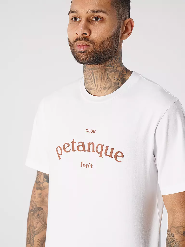 FORET | T-Shirt PETANQUE | weiss