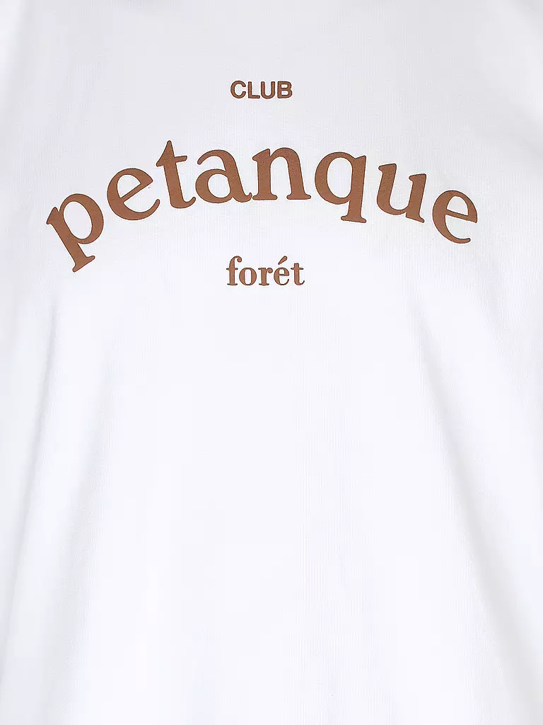 FORET | T-Shirt PETANQUE | weiss