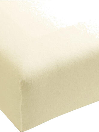 FORMESSE | Jersey-Spannleintuch BELLA DONNA 120/200 cm - 130/220 cm Wollweiss