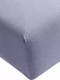 FORMESSE | Jersey-Spannleintuch "Bella Donna" 180/200 cm - 200/220 cm (Natur) | blau