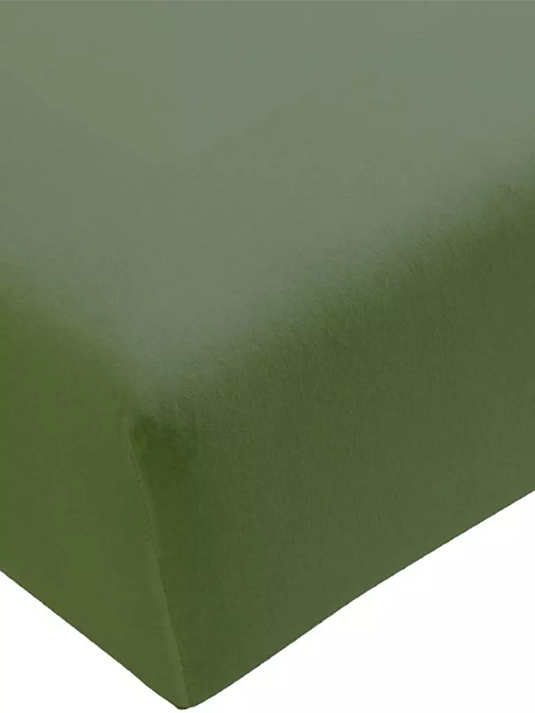 FORMESSE | Jersey-Spannleintuch "Bella Donna"  90/190 cm - 100/220cm (Olive) | olive