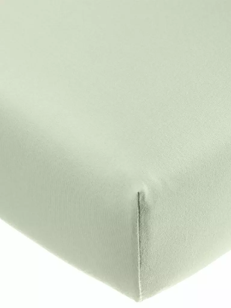 FORMESSE | Jersey-Spannleintuch "Bella Donna"  90/190 cm - 100/220cm (Pastellgrün) | hellgrün