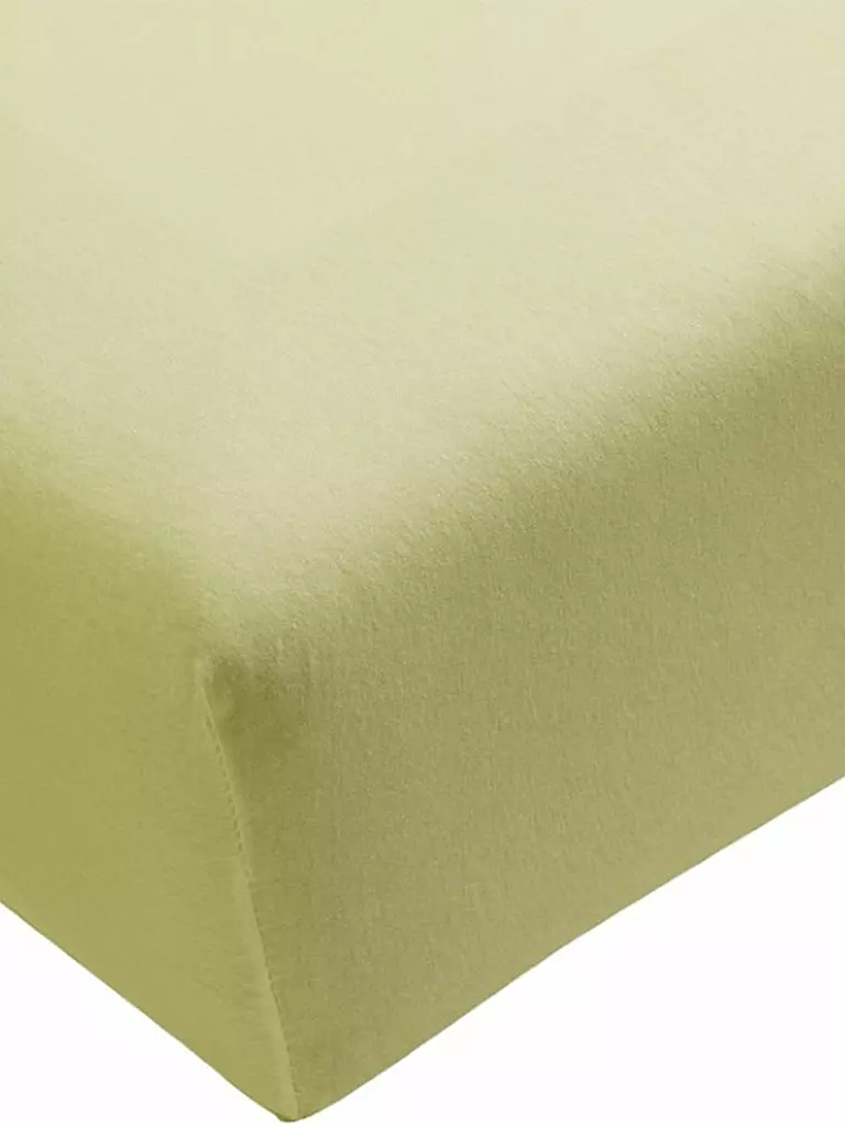 FORMESSE | Jersey-Spannleintuch "Bella Donna" 140/200 cm - 160/220 cm (Limette) | grün