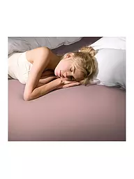 FORMESSE | Jersey-Spannleintuch "Bella Donna" 120/200 cm - 130/220 cm Trüffel | rosa