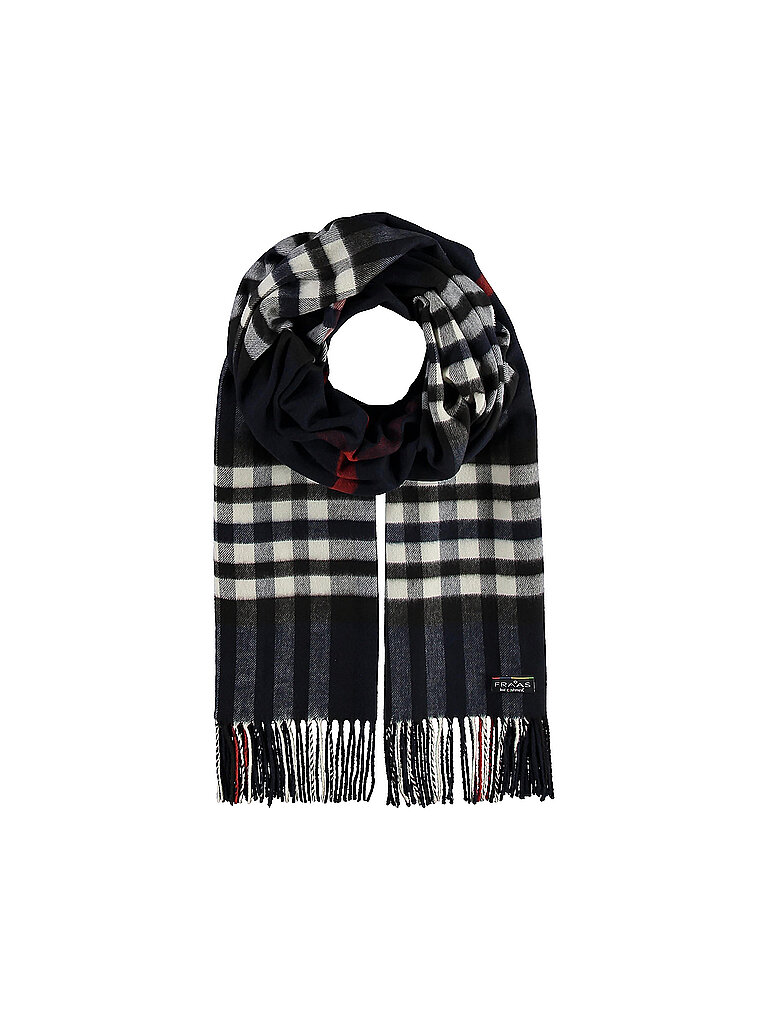 FRAAS Cashmink Schal 56 x 200 cm - Weicher als Kaschmir - Made in Germany - Schal kariert für Damen und Herren - Perfekt für Herbst und Winter Deep Blue