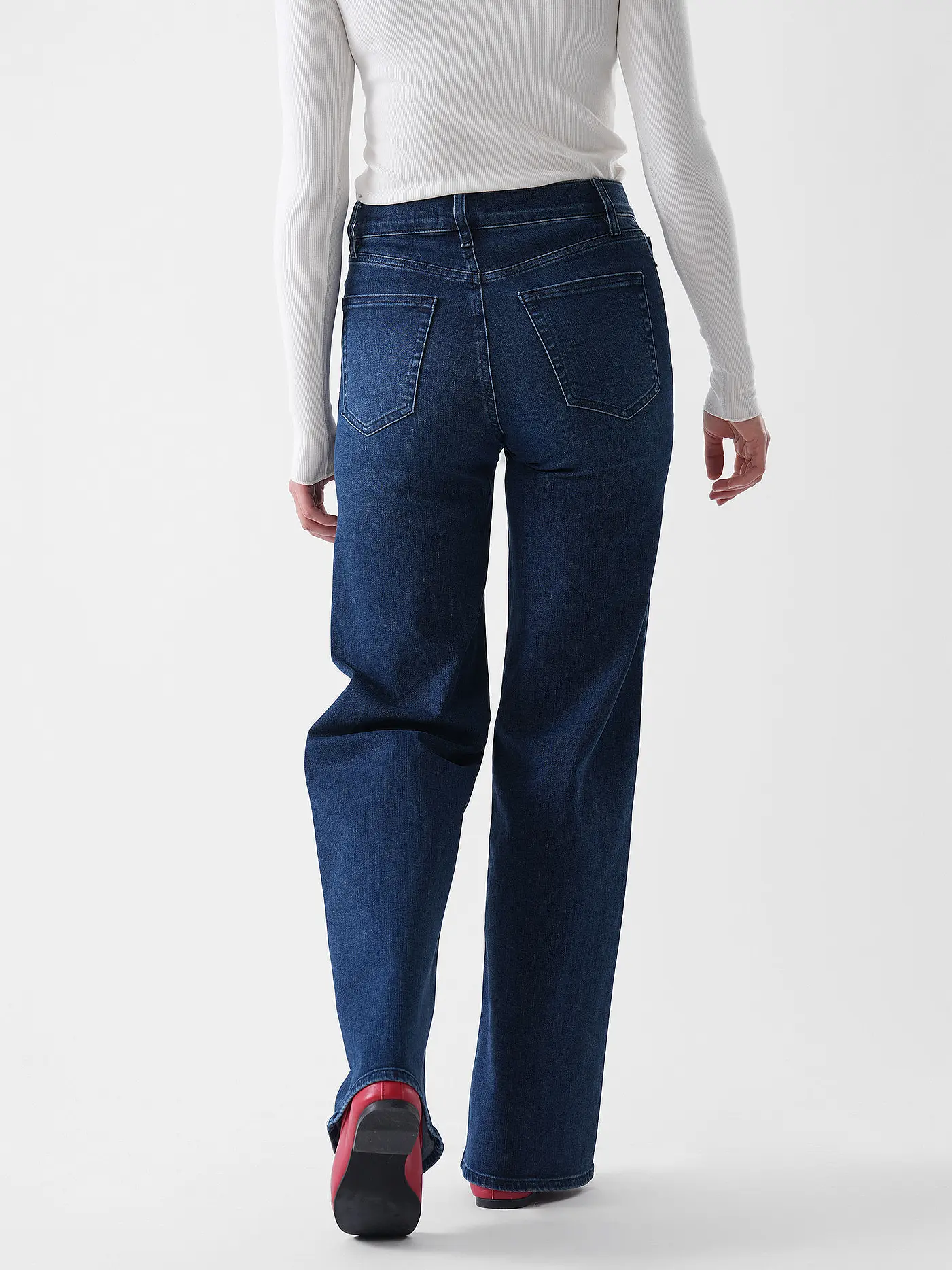 FRAME | Jeans Flared Fit LE SLIM PALAZZO | blau