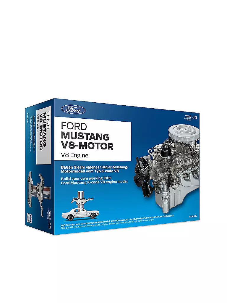 FRANZIS | Modellbausatz - Ford Mustang V8-Motor | keine Farbe