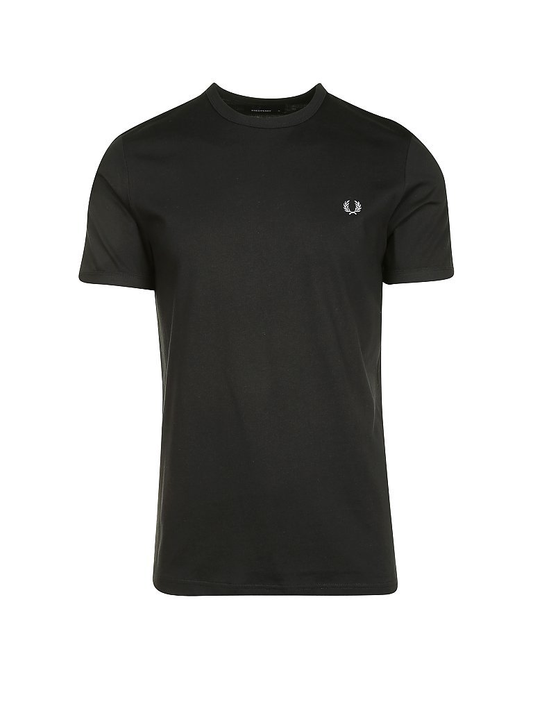 T-SHIRT GIROCOLLO UOMO FRED PERRY BLACK
