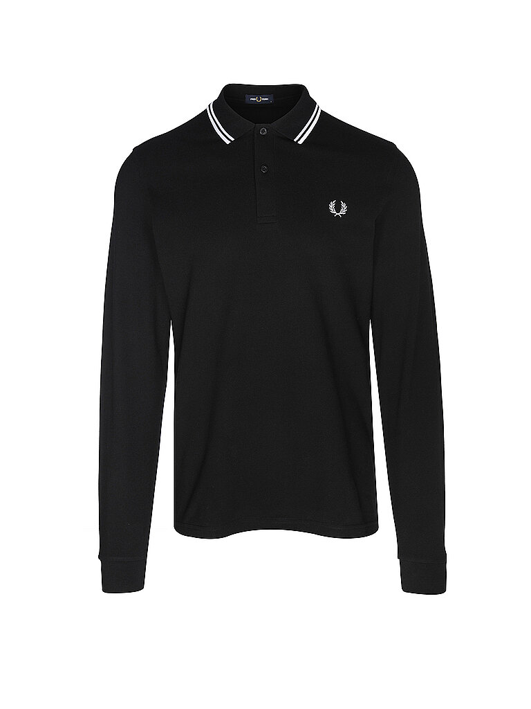 FRED PERRY Poloshirt  schwarz | L