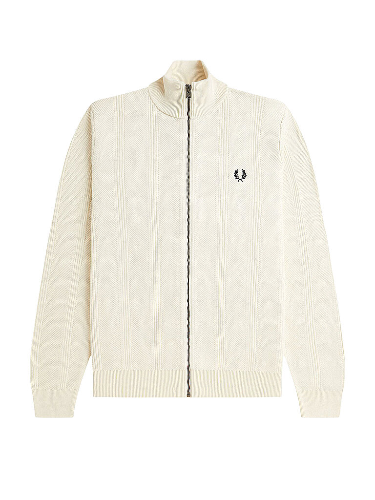 FRED PERRY Strickjacke creme | XXL