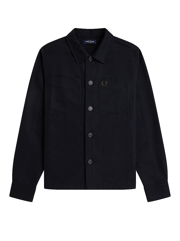 FRED PERRY Overshirt  schwarz | S