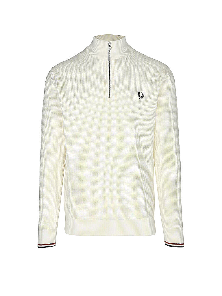 FRED PERRY Troyer Pullover  creme | S