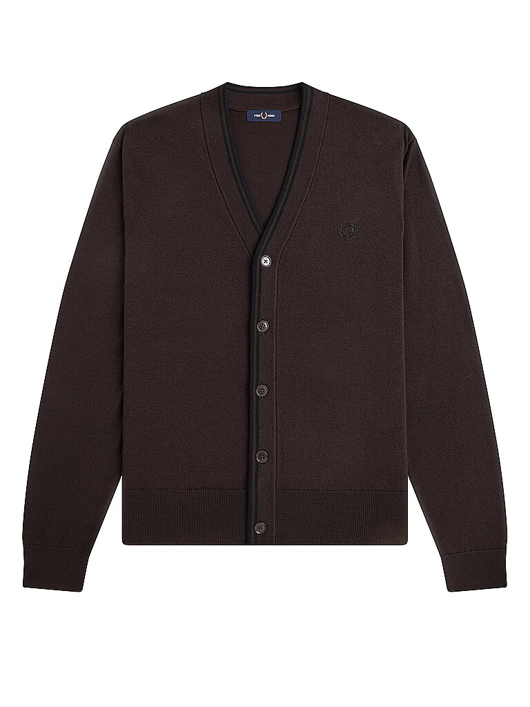 FRED PERRY Cardigan  braun | S