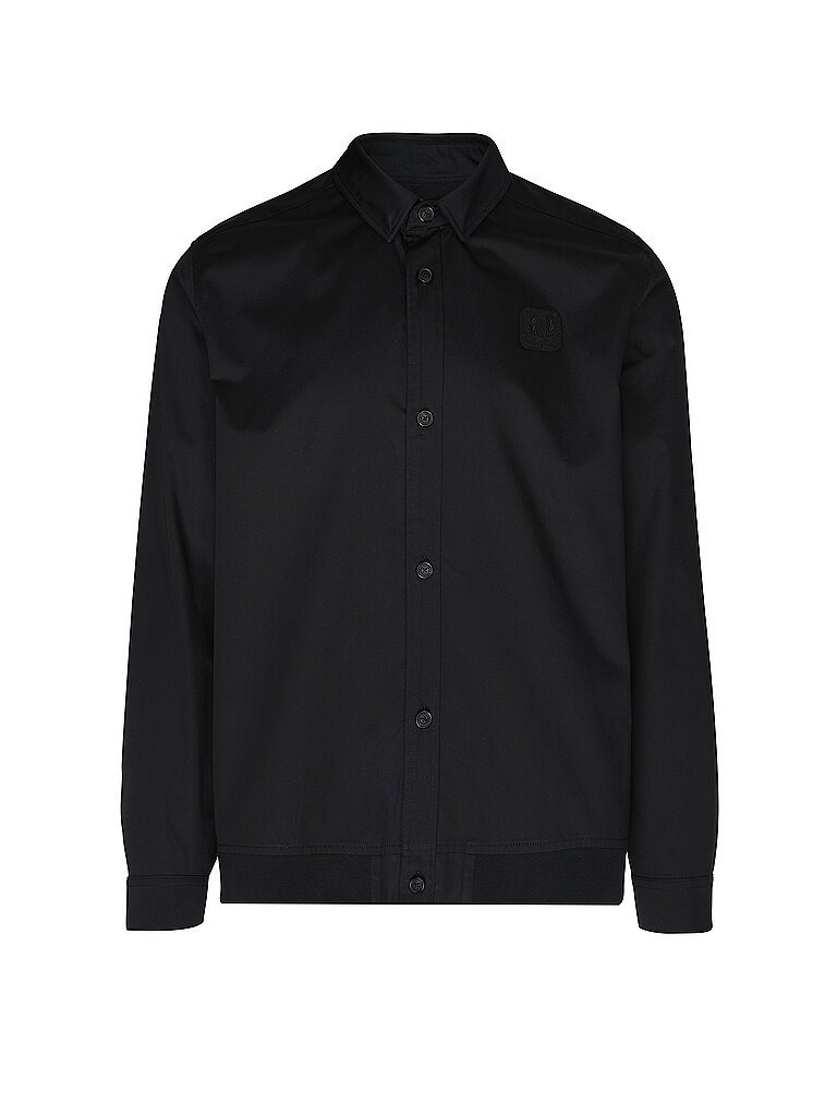 FRED PERRY Hemd  schwarz | S