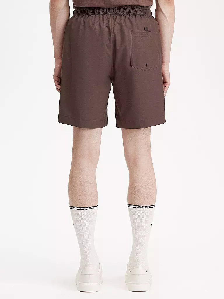 FRED PERRY | Badeshorts | dunkelrot