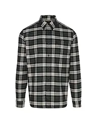 FRED PERRY | Hemd Regular Fit  | Dunkelgrün